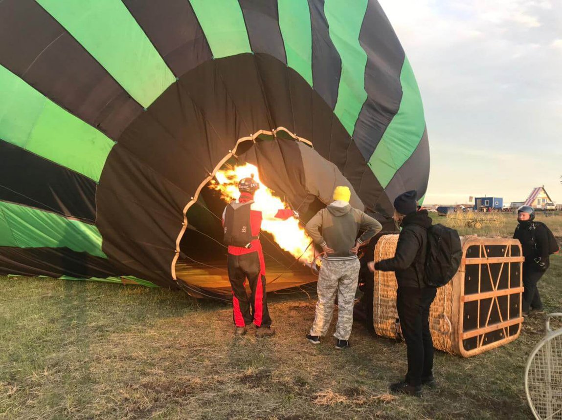 Полёты в небе на воздушном шаре в Иркутске. Клуб Aeroshari